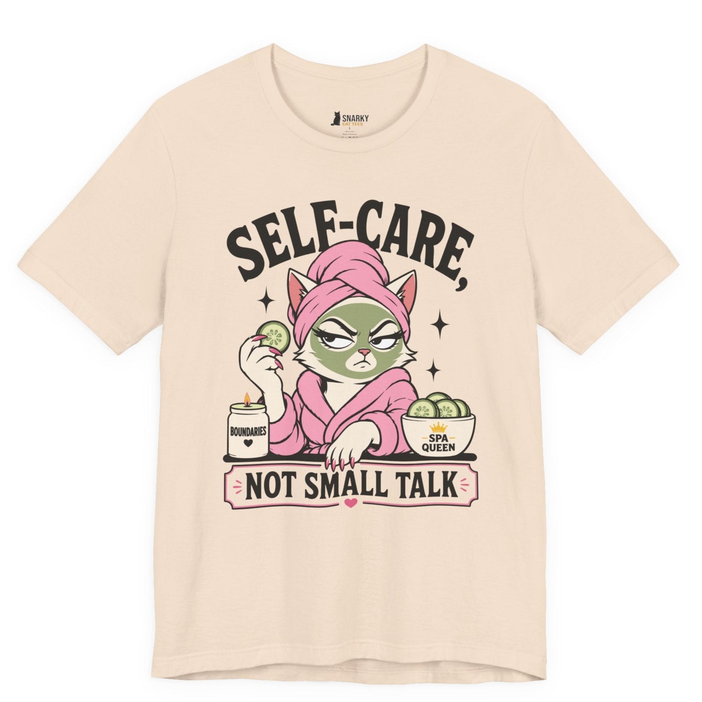 Self-Care Spa Cat T-Shirt