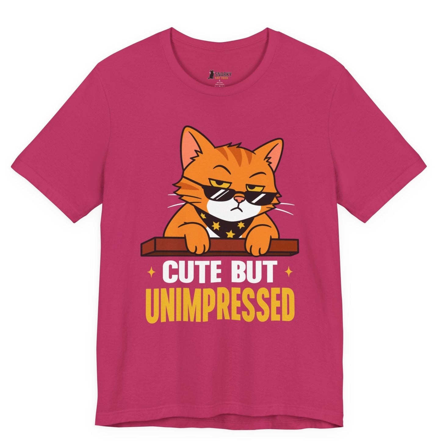 Cute But Unimpressed Sunglasses Cat T-Shirt