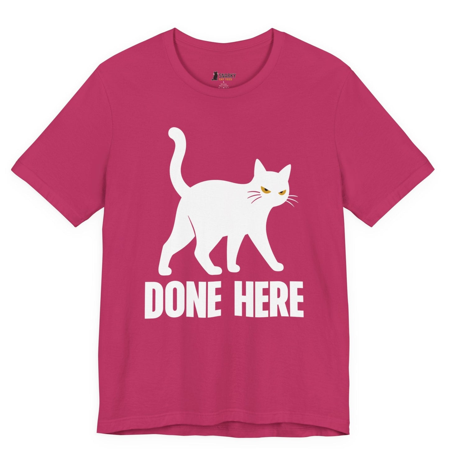 Done Here Walking Cat T-Shirt