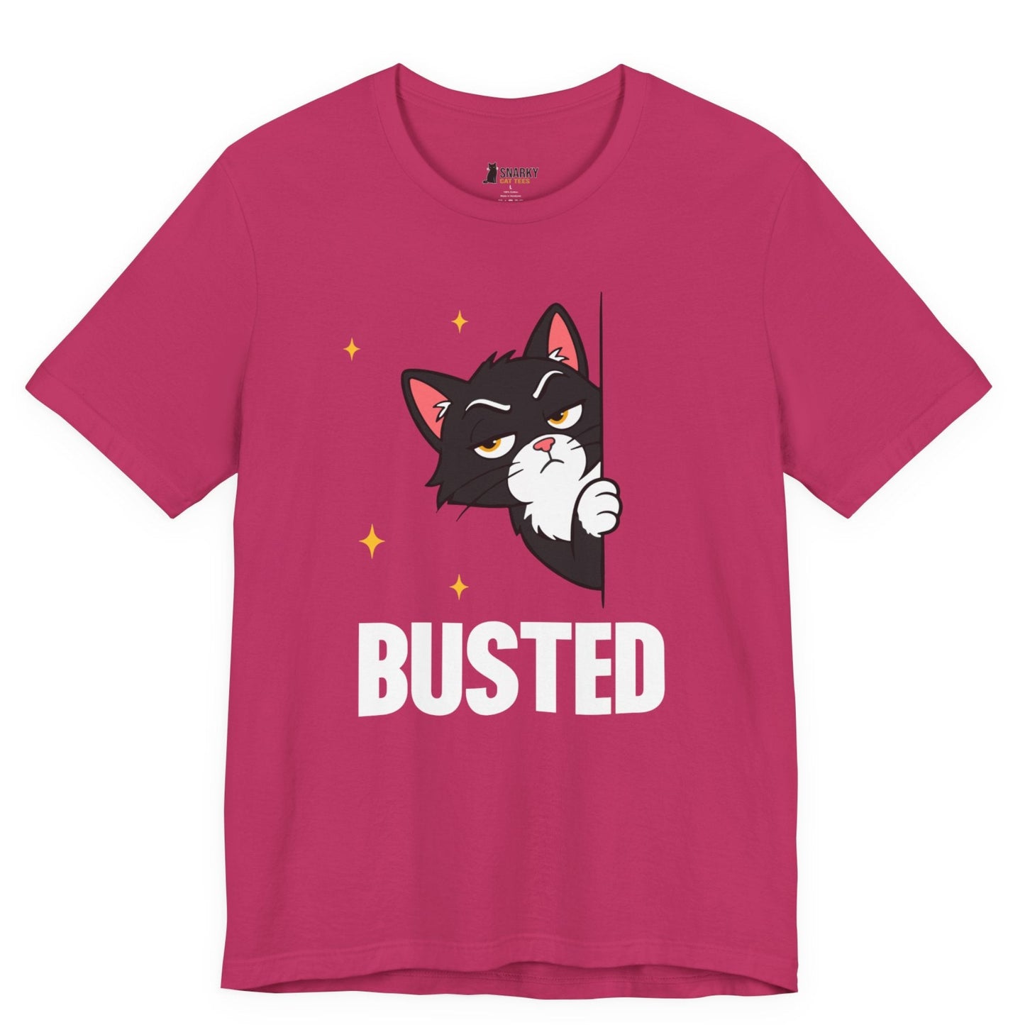 Busted Peeking Cat T-Shirt