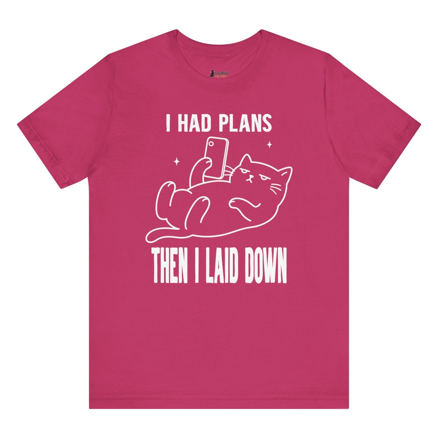 I Had Plans Phone Cat T-Shirt
