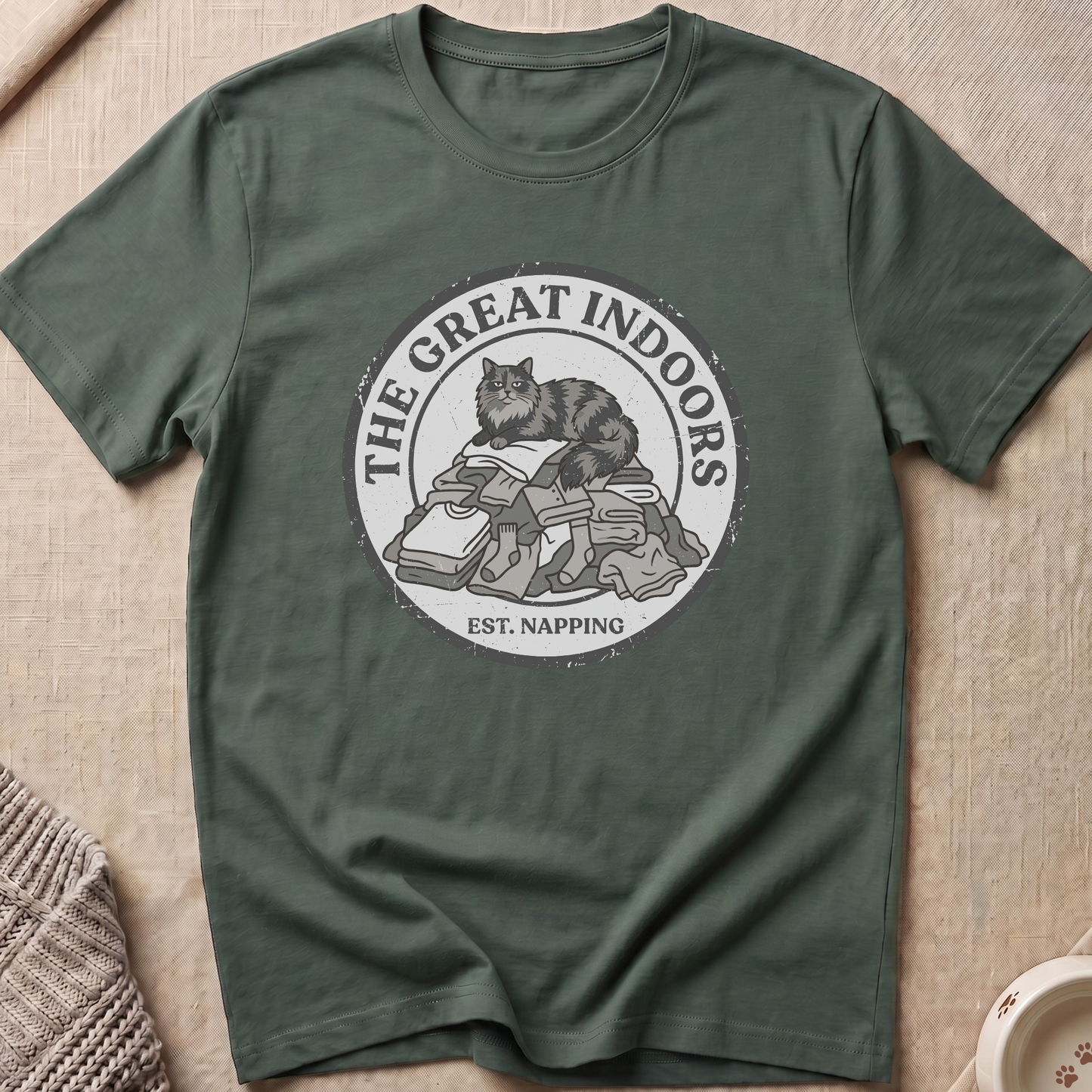 The Great Indoors Cat T-Shirt