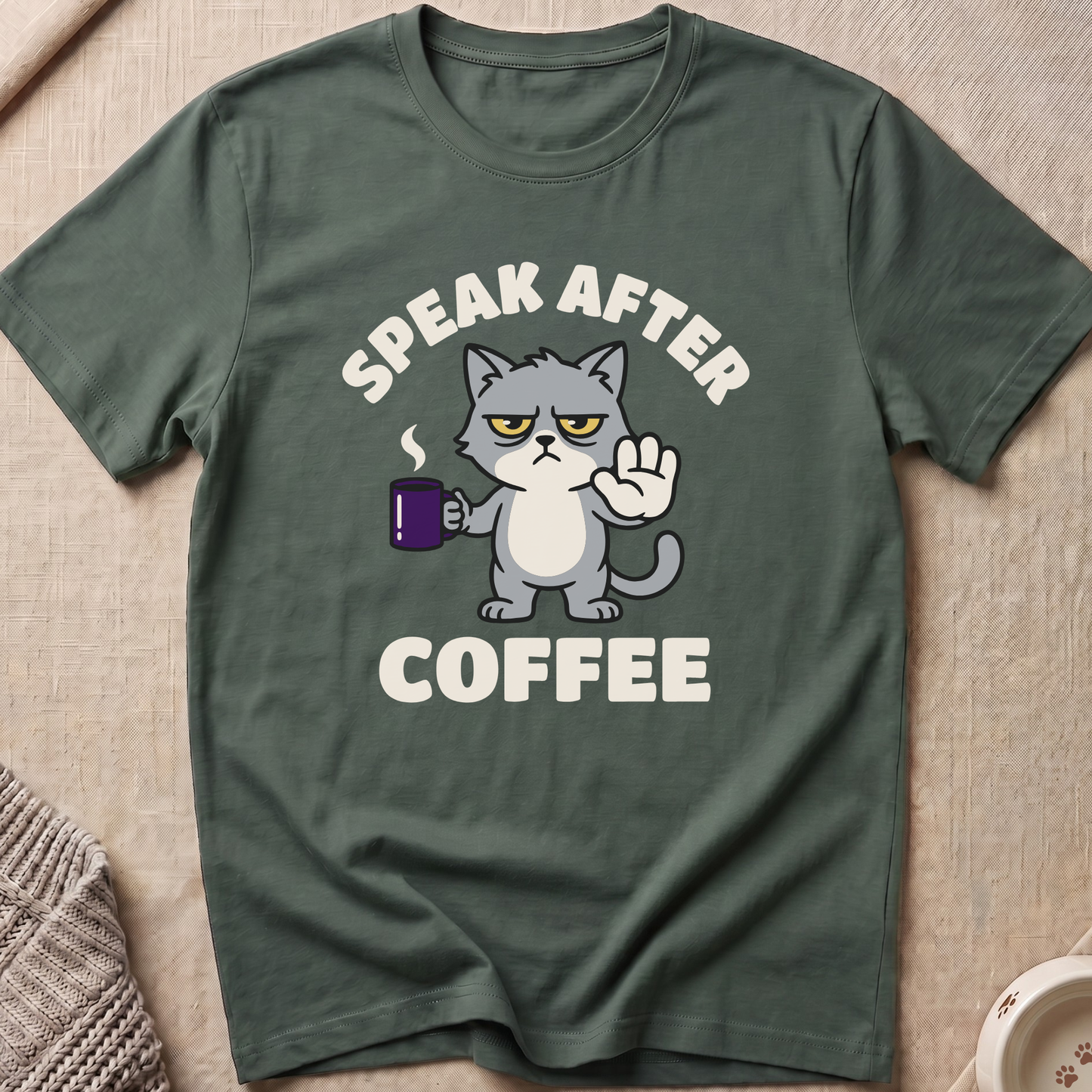 Speak After Coffee T-Shirt