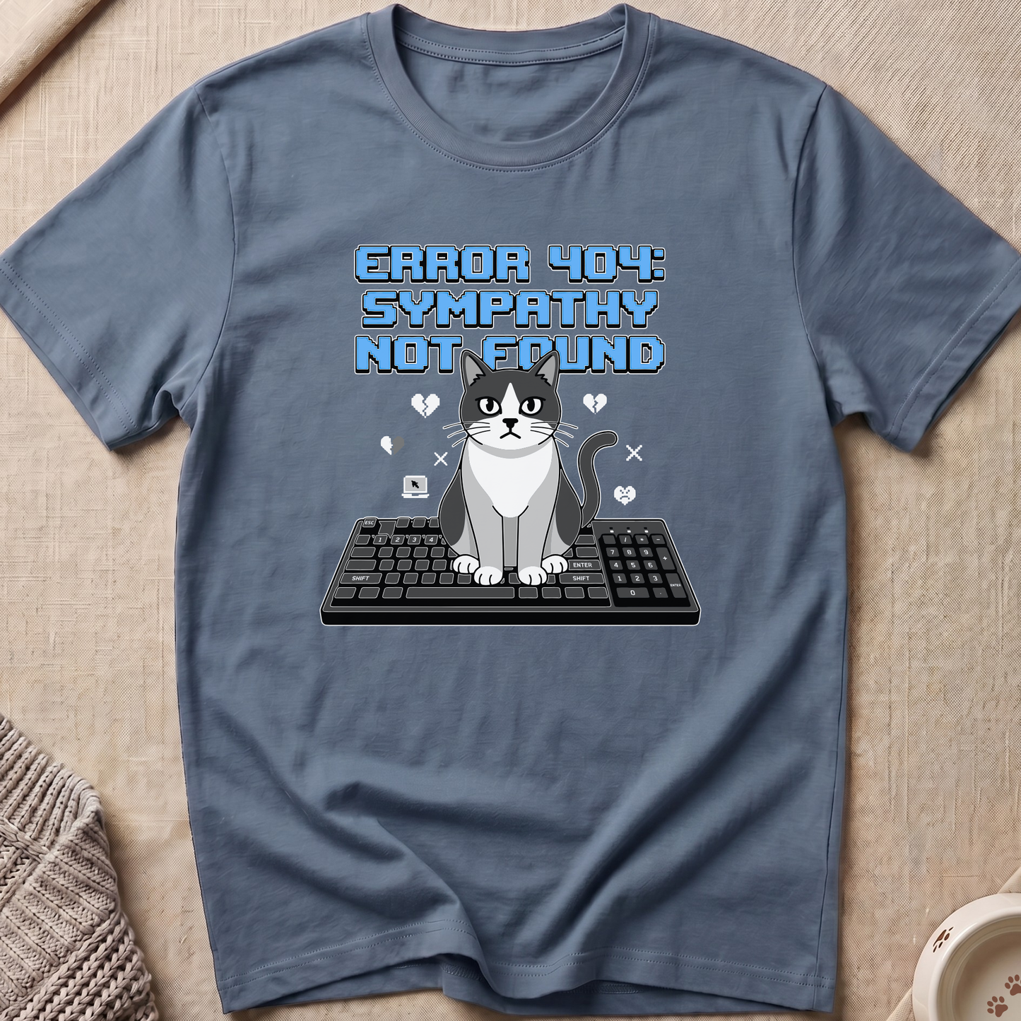 Sympathy Not Found Cat T-Shirt