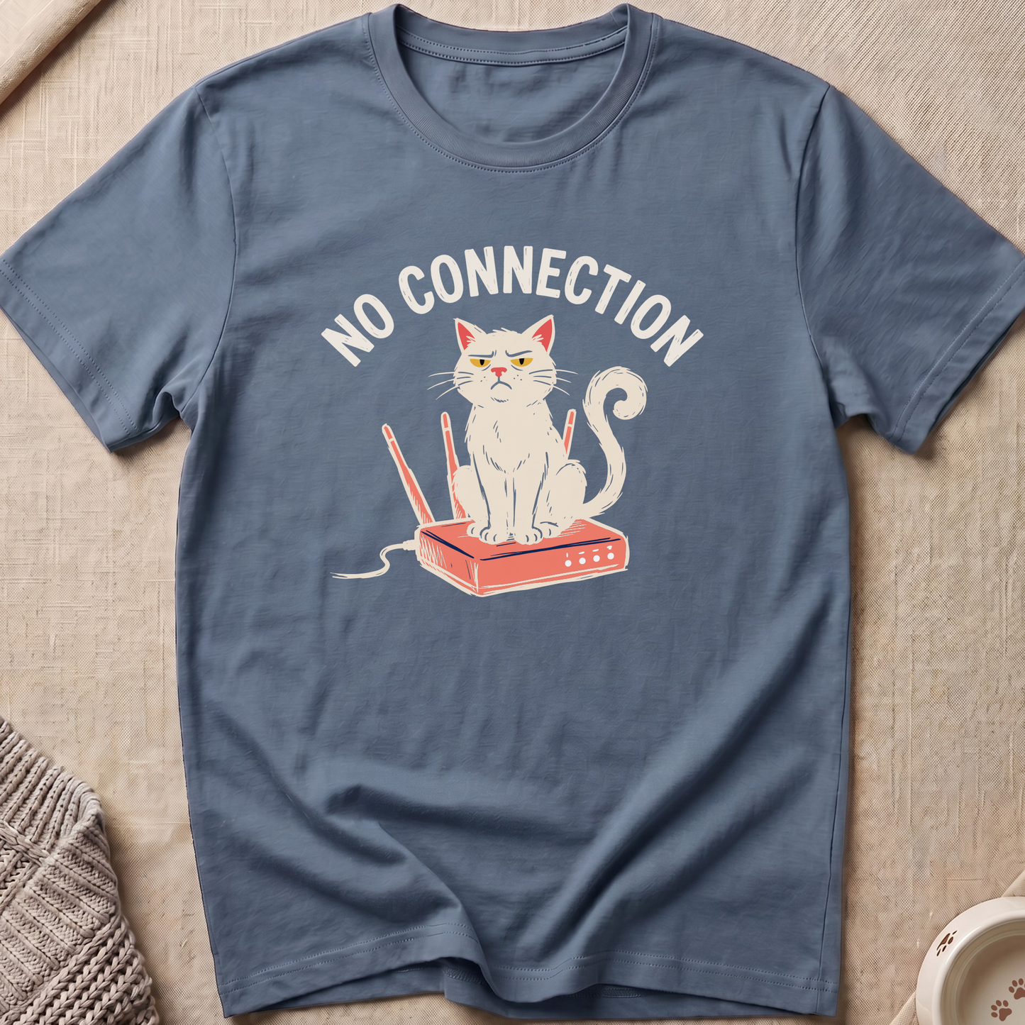 No Connection Cat T-Shirt