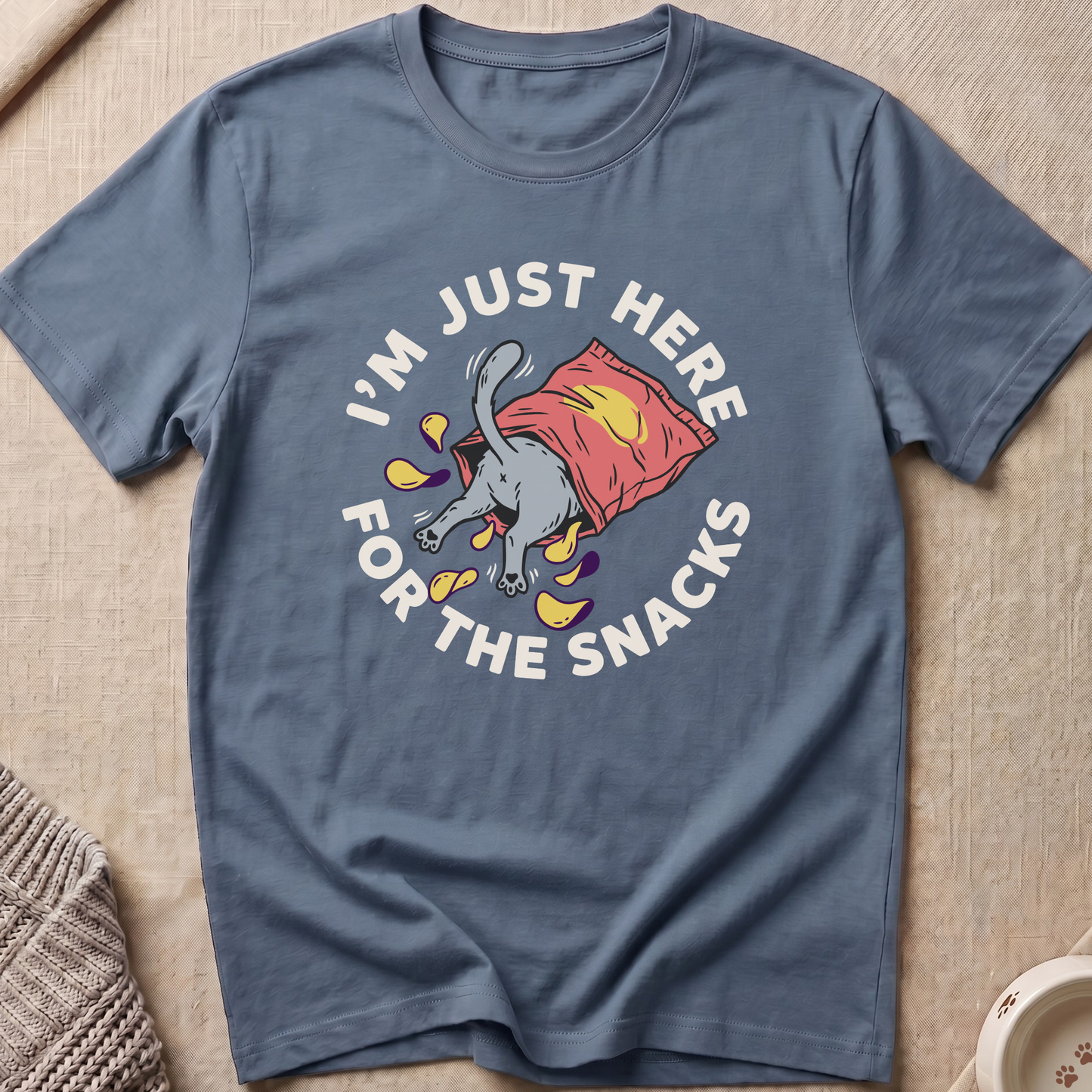 For The Snacks Cat T-Shirt