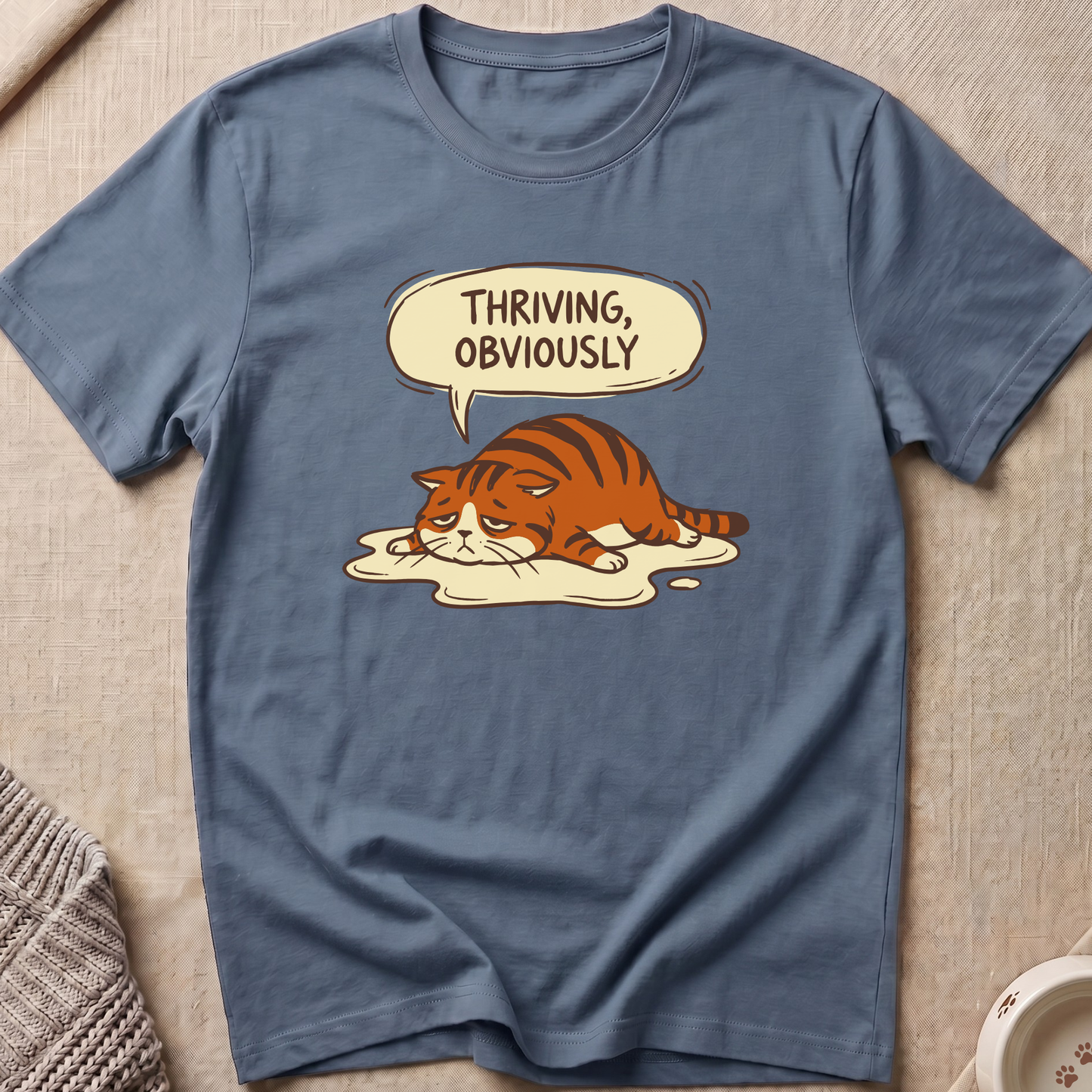 Thriving Obviously Cat T-Shirt