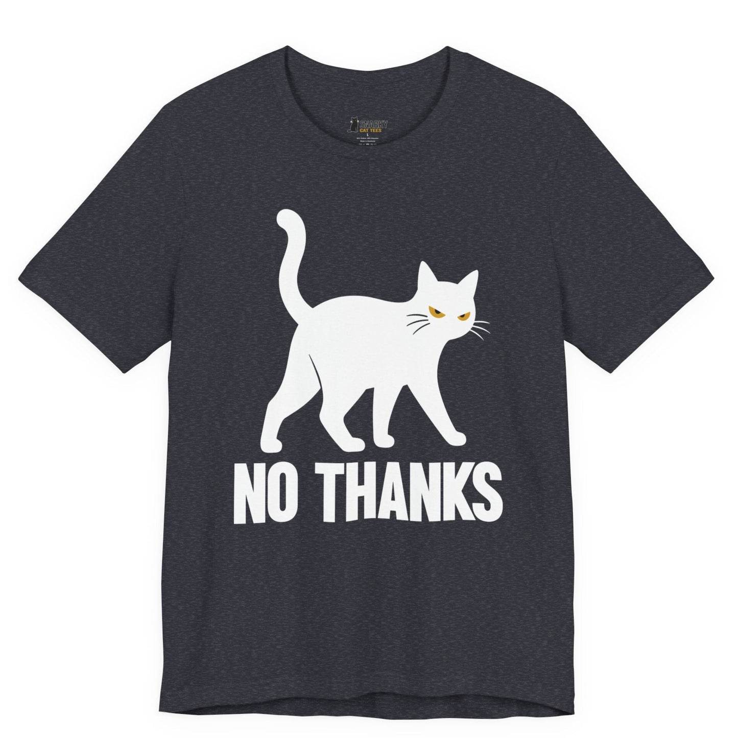 No Thanks Walking Cat T-Shirt