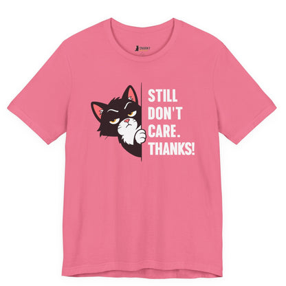 Still Don’t Care Peeking Cat T-Shirt