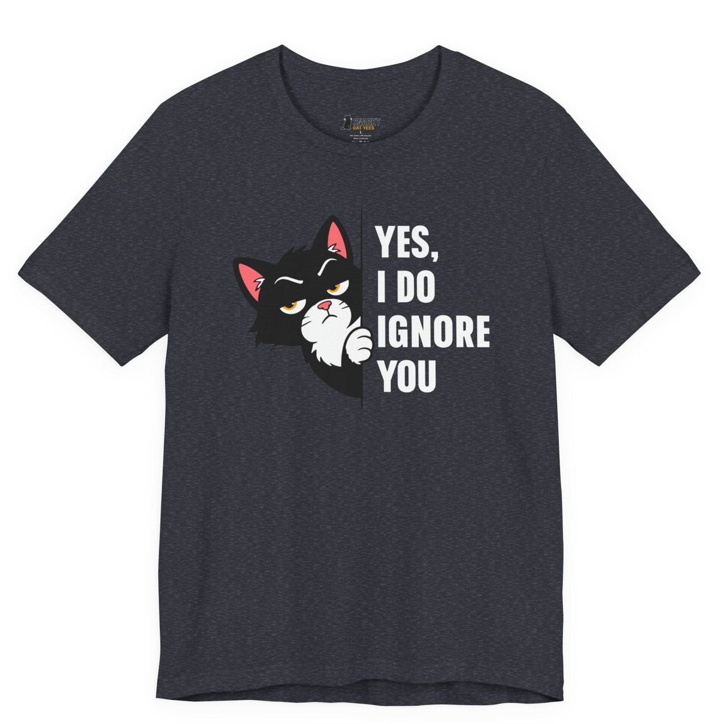 Ignore You Peeking Cat T-Shirt