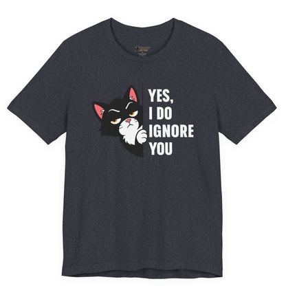Ignore You Peeking Cat T-Shirt