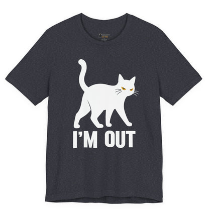 I’m Out Walking Cat T-Shirt
