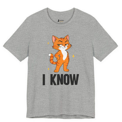 I Know Judgy Cat T-Shirt
