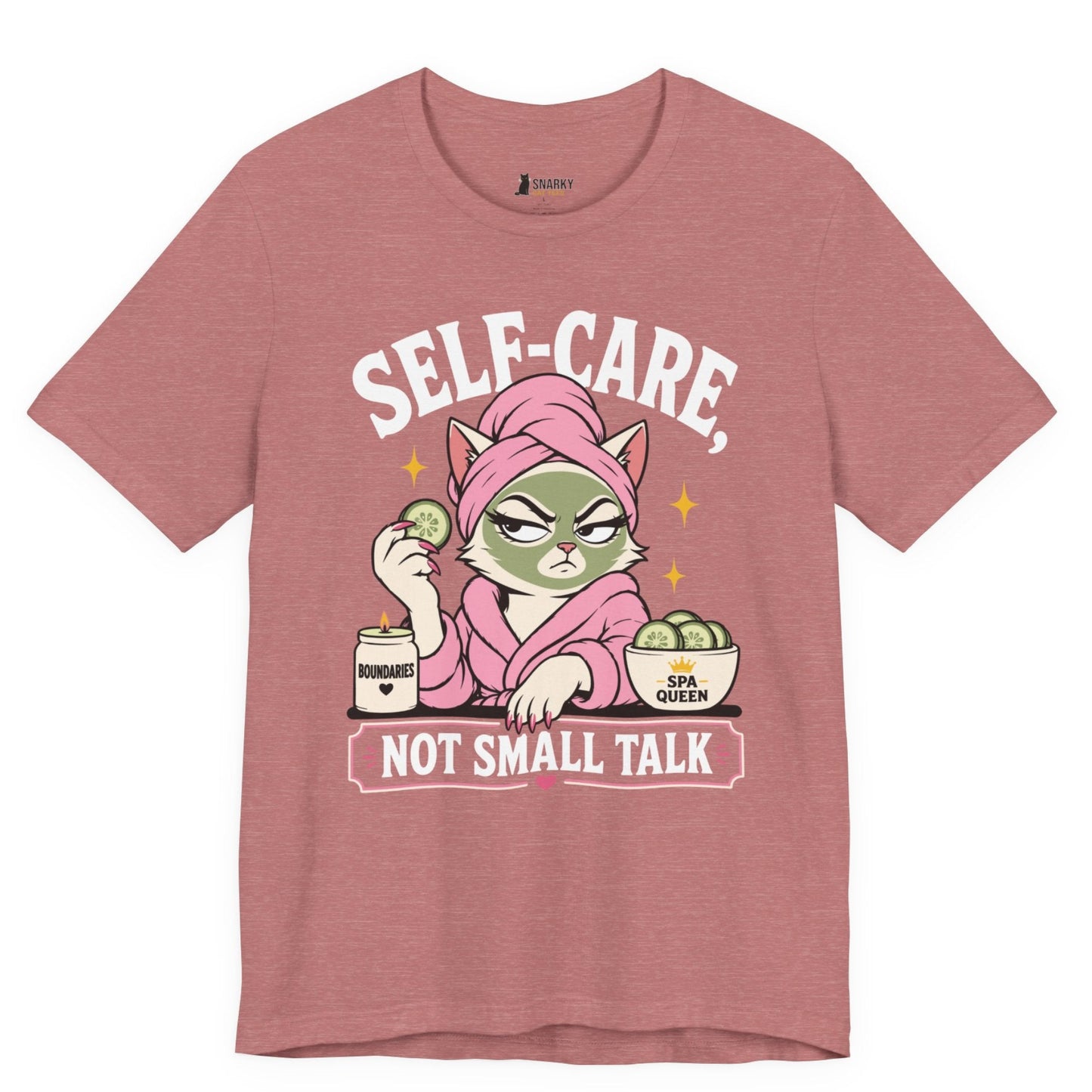 Self-Care Spa Cat T-Shirt