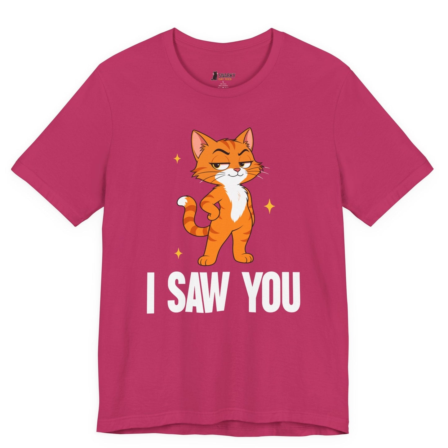 I Saw You Standing Cat T-Shirt