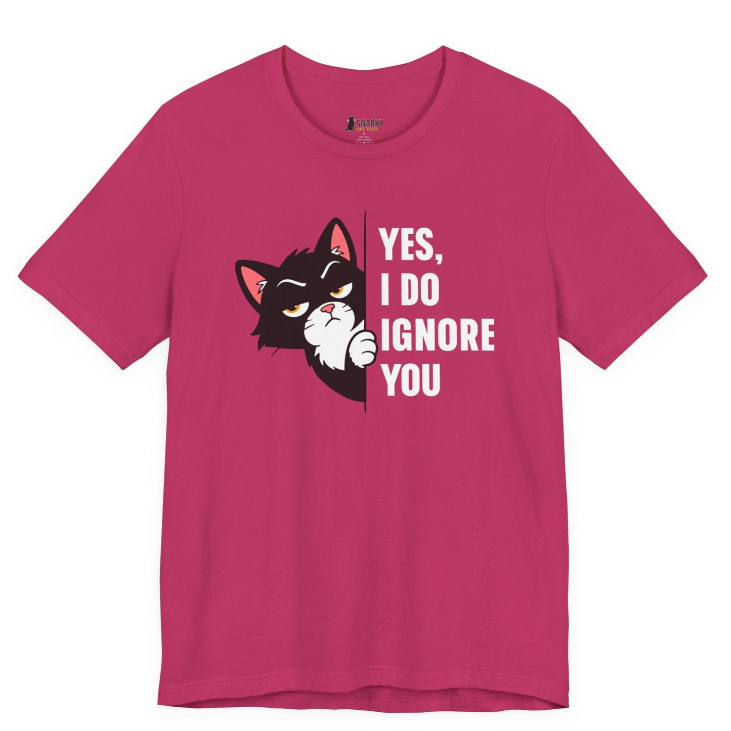 Ignore You Peeking Cat T-Shirt