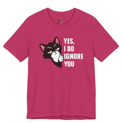 Ignore You Peeking Cat T-Shirt