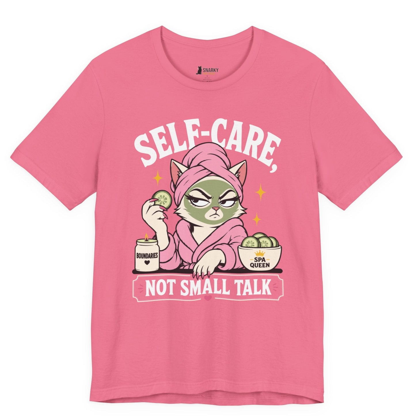 Self-Care Spa Cat T-Shirt