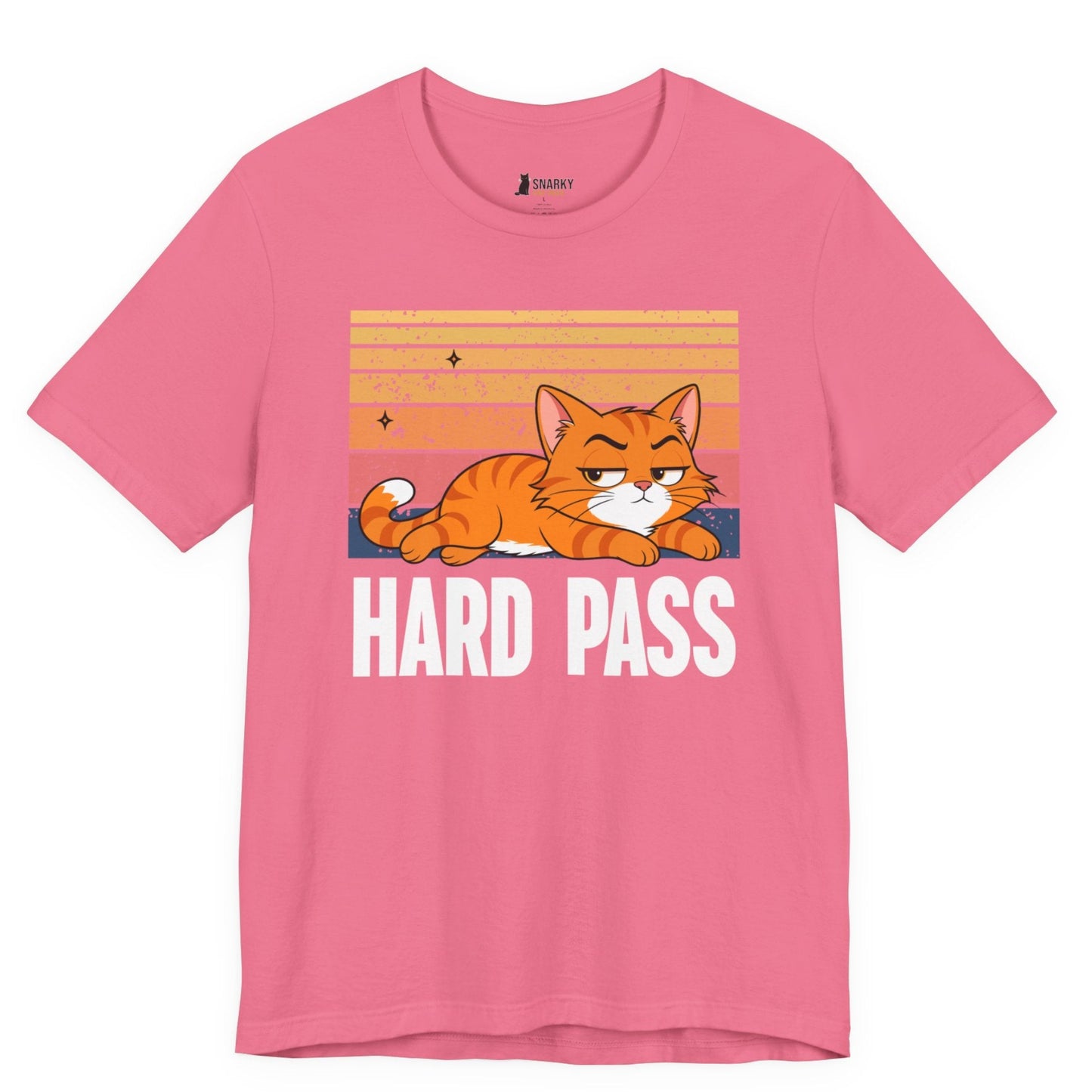 Hard Pass Lazy Cat T-Shirt