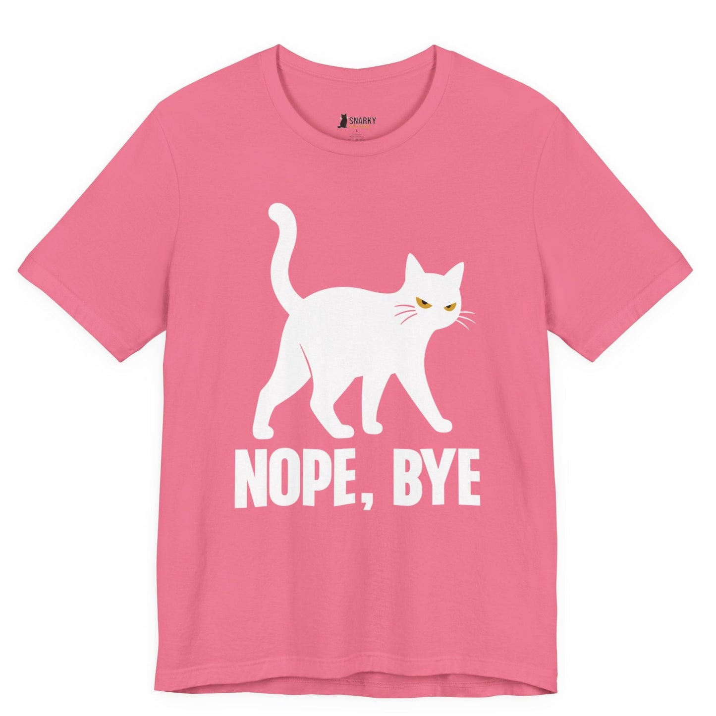 Nope Bye Walking Cat T-Shirt