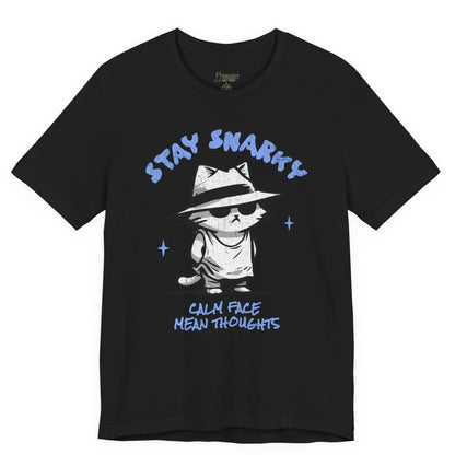 Calm Face Fedora Cat T-Shirt