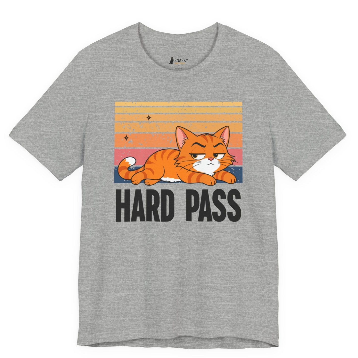 Hard Pass Lazy Cat T-Shirt