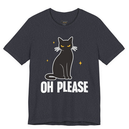 Oh Please Black Cat T-Shirt