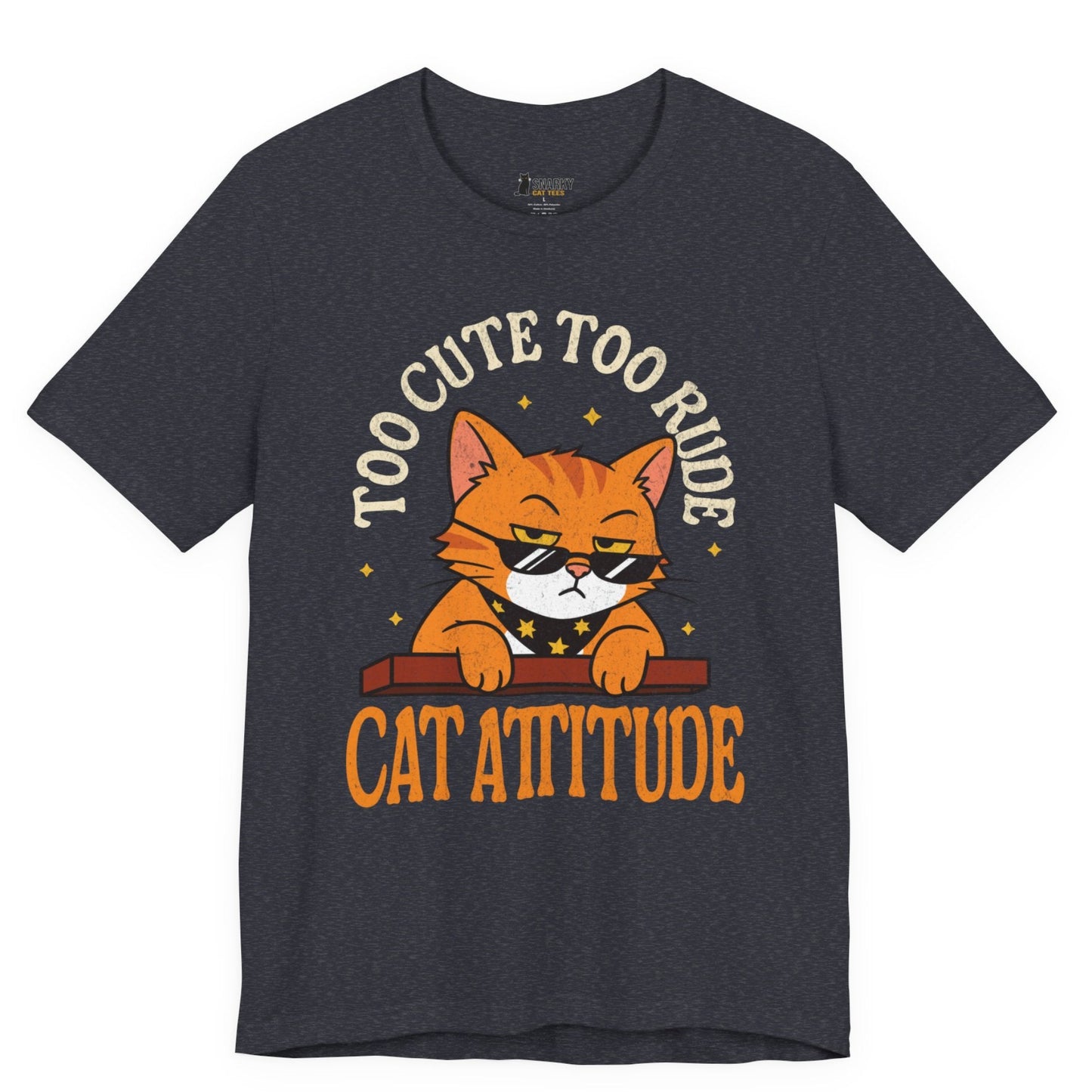 Cat Attitude Sunglasses Cat T-Shirt