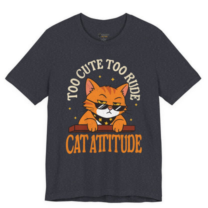 Cat Attitude Sunglasses Cat T-Shirt