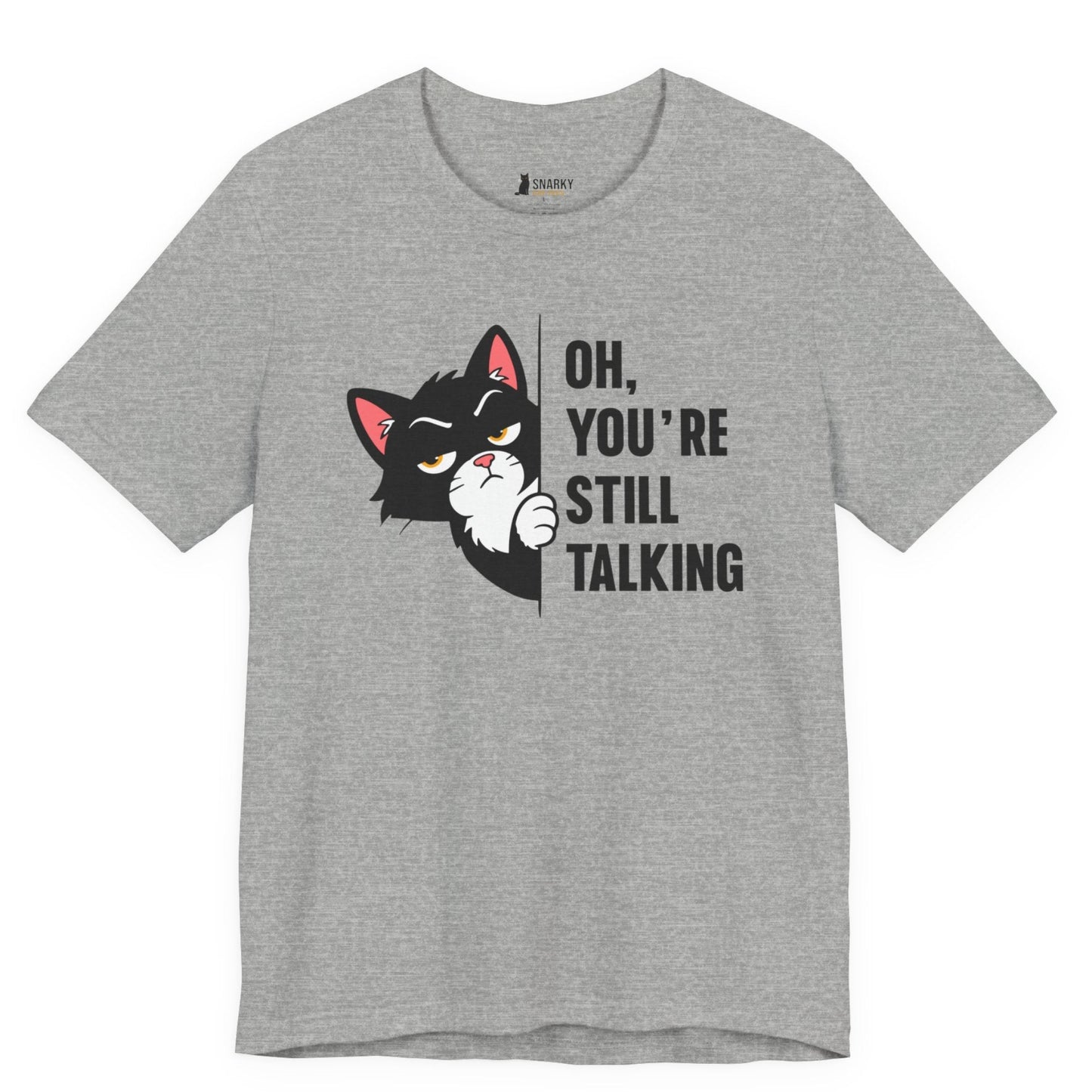 Still Talking Peeking Cat T-Shirt