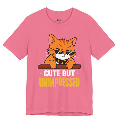 Cute But Unimpressed Sunglasses Cat T-Shirt