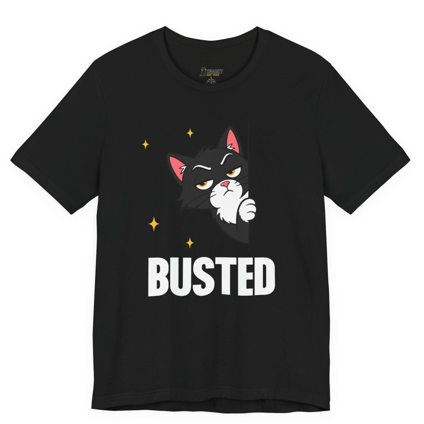 Busted Peeking Cat T-Shirt