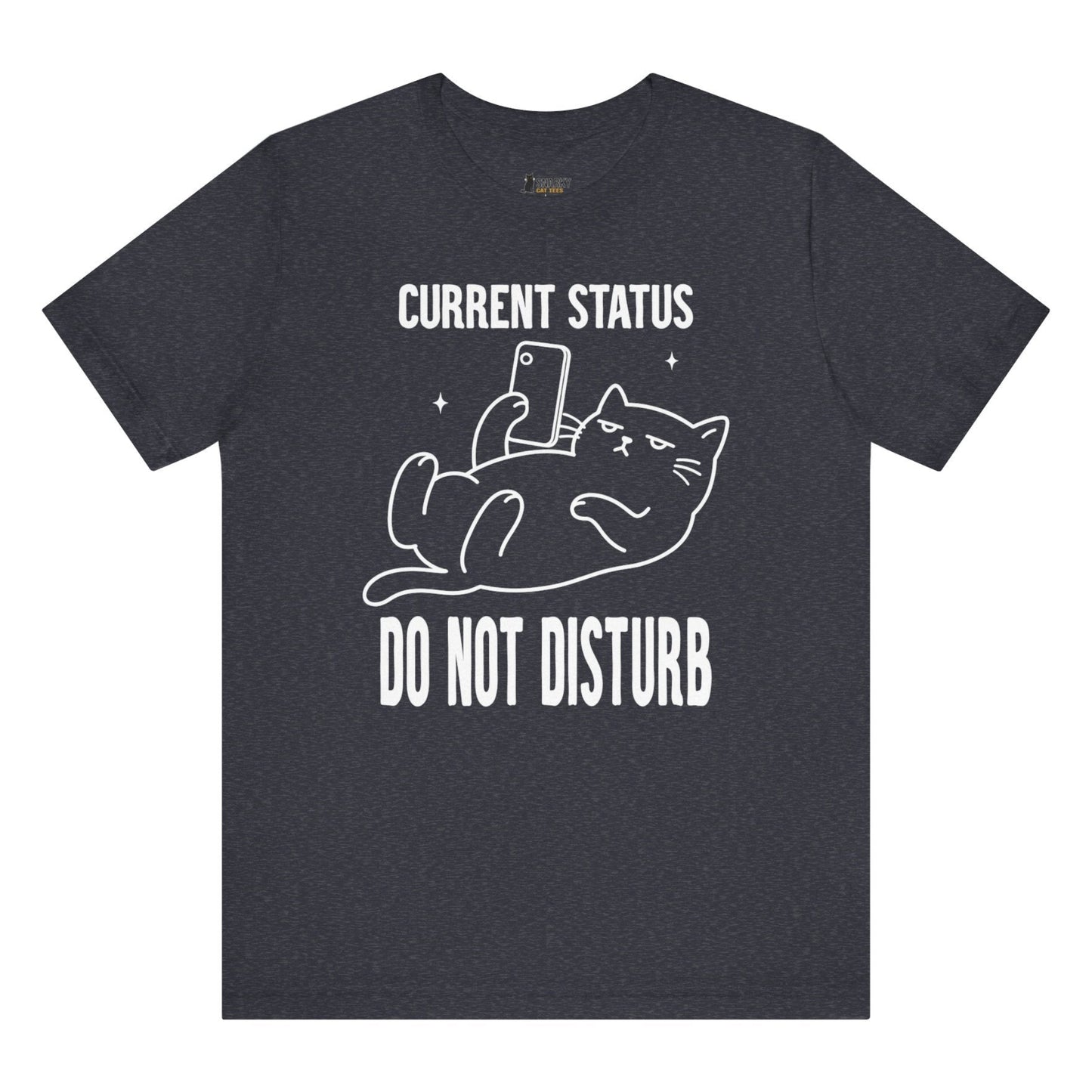 Do Not Disturb Phone Cat T-Shirt