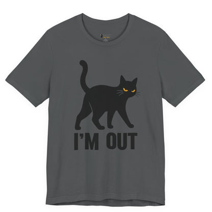 I’m Out Walking Cat T-Shirt