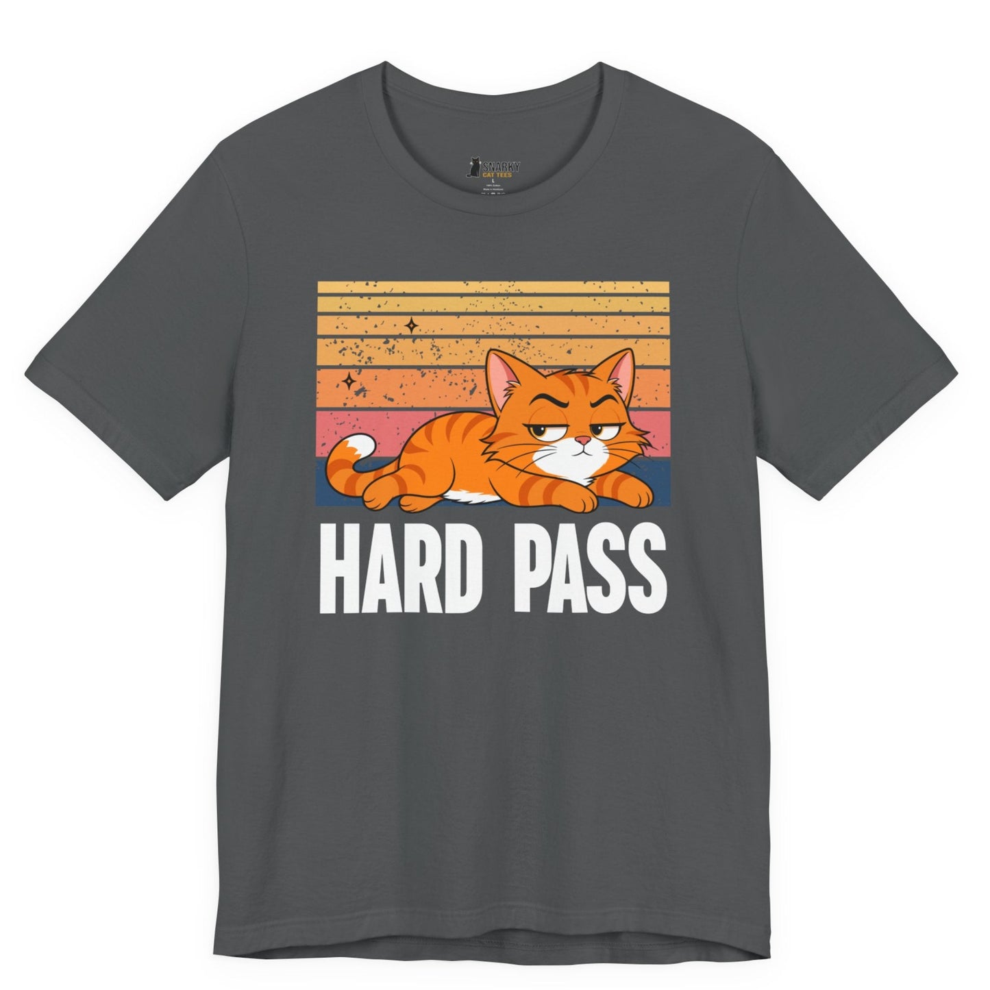 Hard Pass Lazy Cat T-Shirt