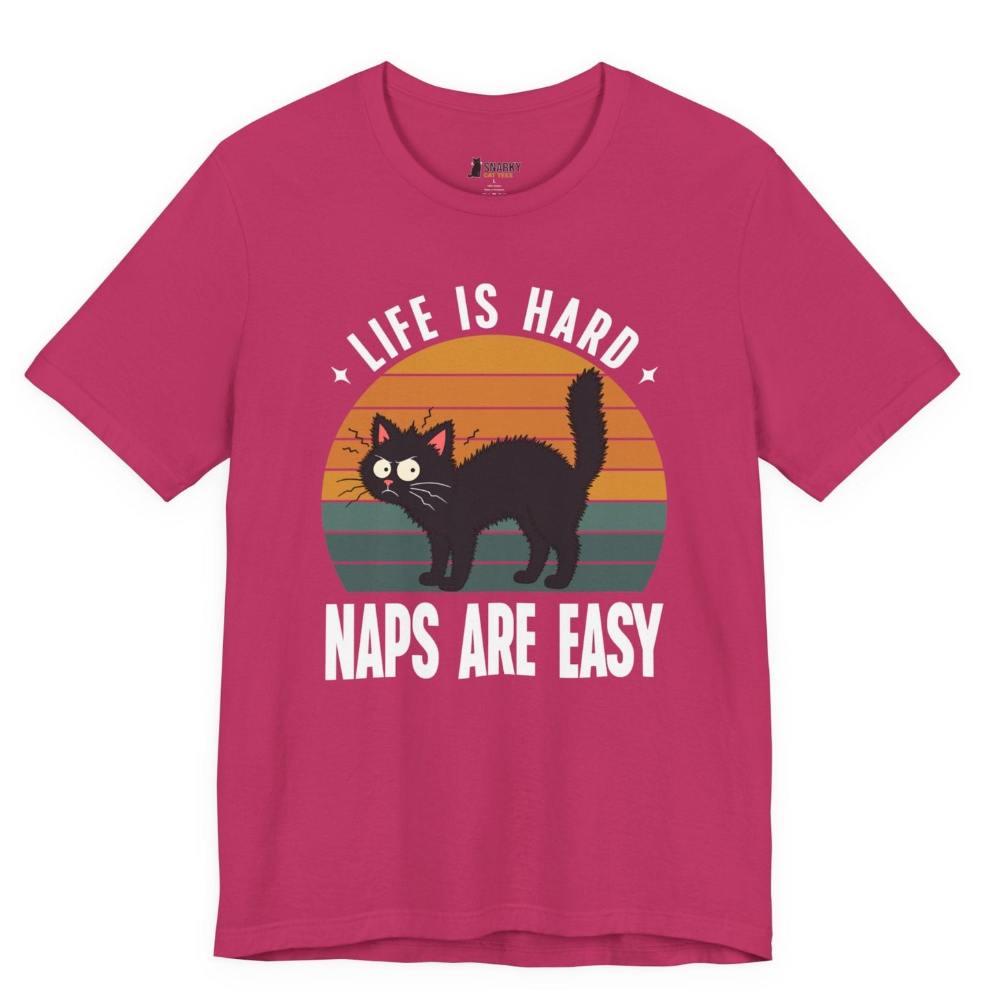 Naps Are Easy Chaos Cat T-Shirt