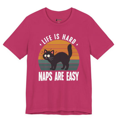 Naps Are Easy Chaos Cat T-Shirt