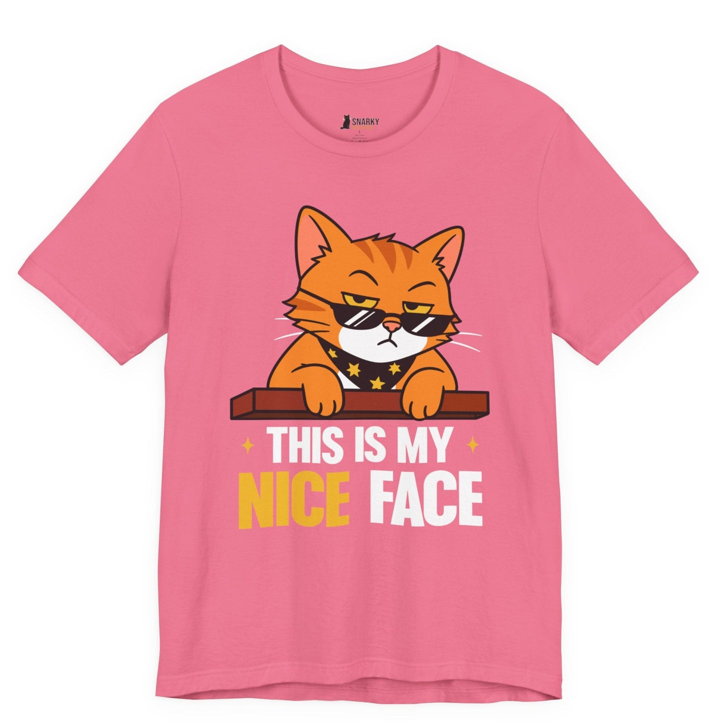 Nice Face Sunglasses Cat T-Shirt