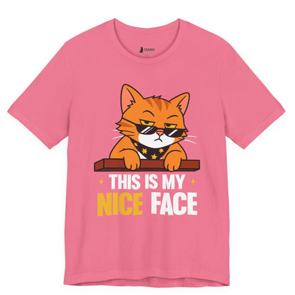 Nice Face Sunglasses Cat T-Shirt