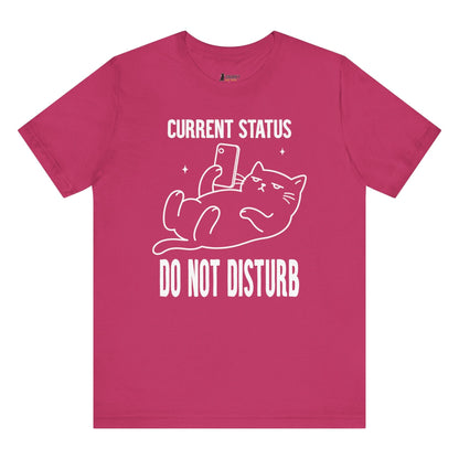 Do Not Disturb Phone Cat T-Shirt