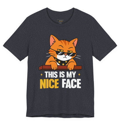 Nice Face Sunglasses Cat T-Shirt