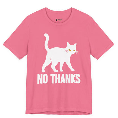 No Thanks Walking Cat T-Shirt