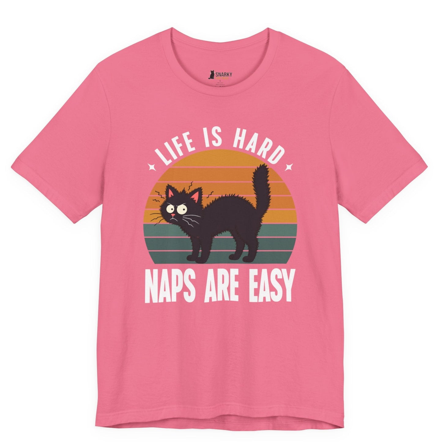 Naps Are Easy Chaos Cat T-Shirt