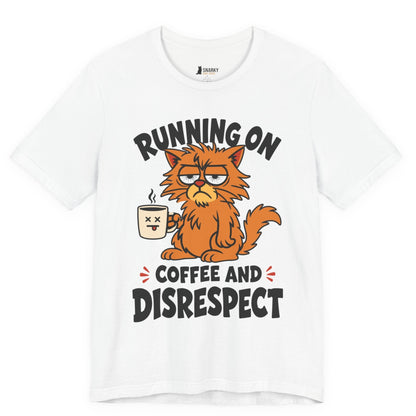 Coffee and Disrespect Messy Cat T-Shirt