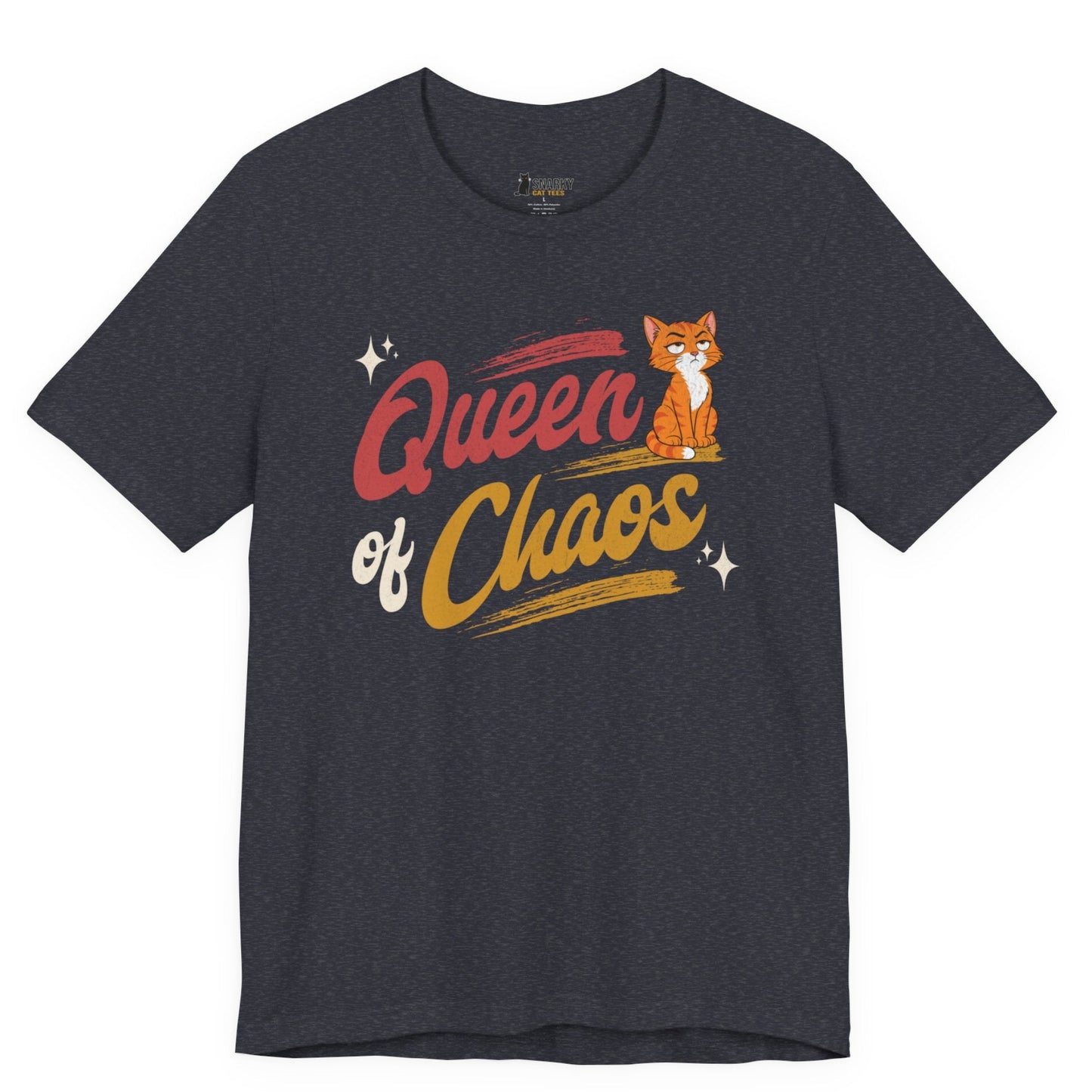 Queen of Chaos Orange Cat T-Shirt