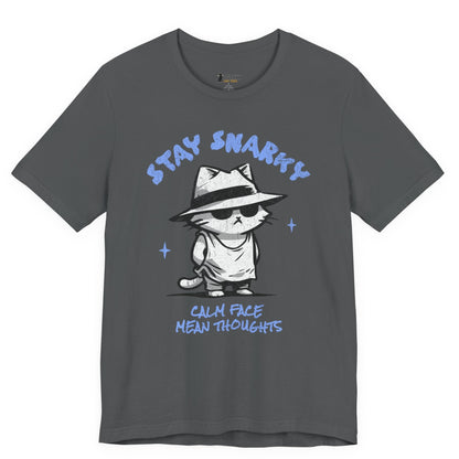 Calm Face Fedora Cat T-Shirt