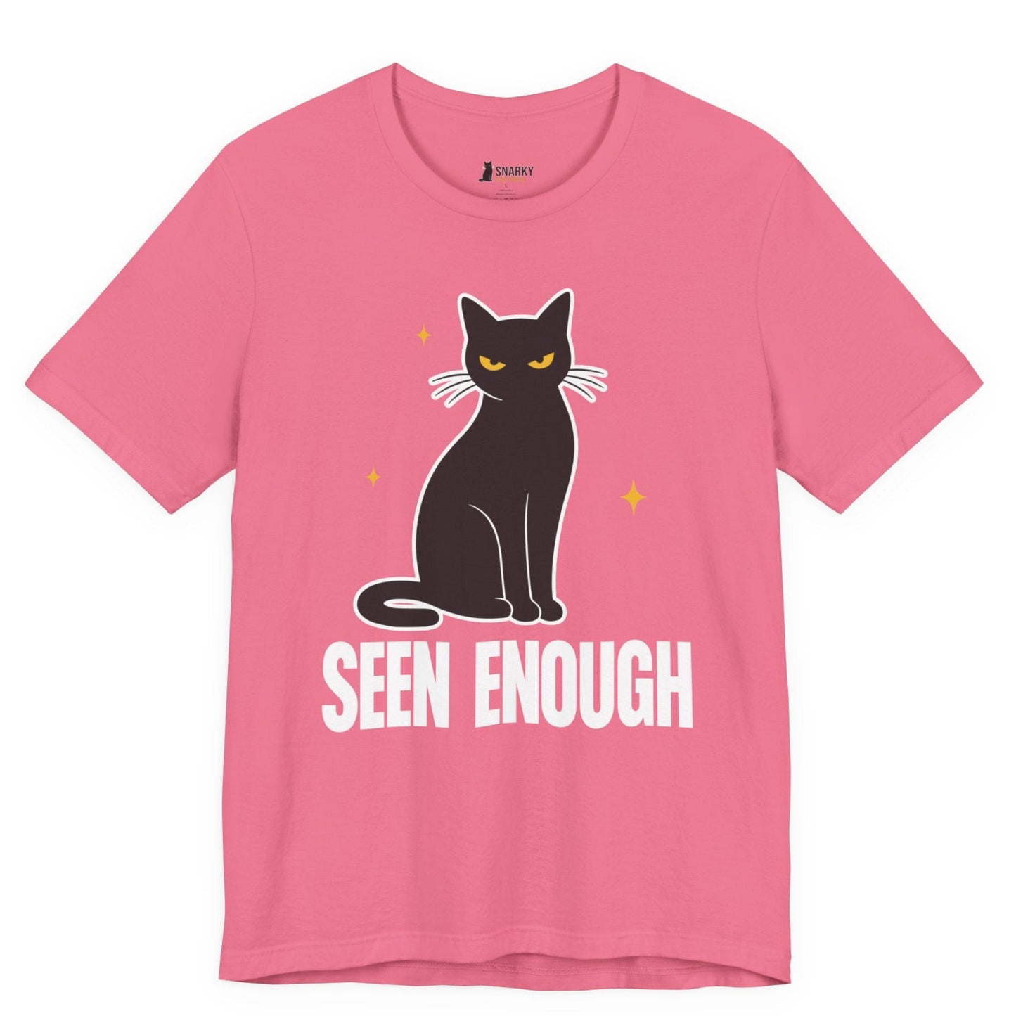 Seen Enough Black Cat T-Shirt