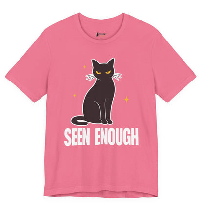 Seen Enough Black Cat T-Shirt