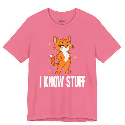 I Know Stuff Judgy Cat T-Shirt