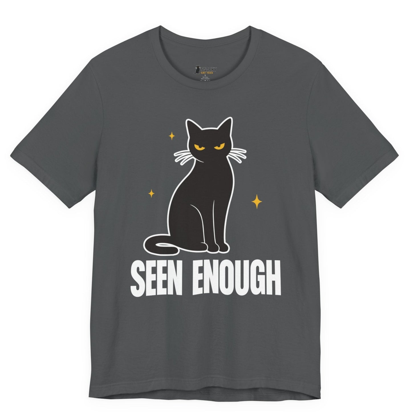 Seen Enough Black Cat T-Shirt
